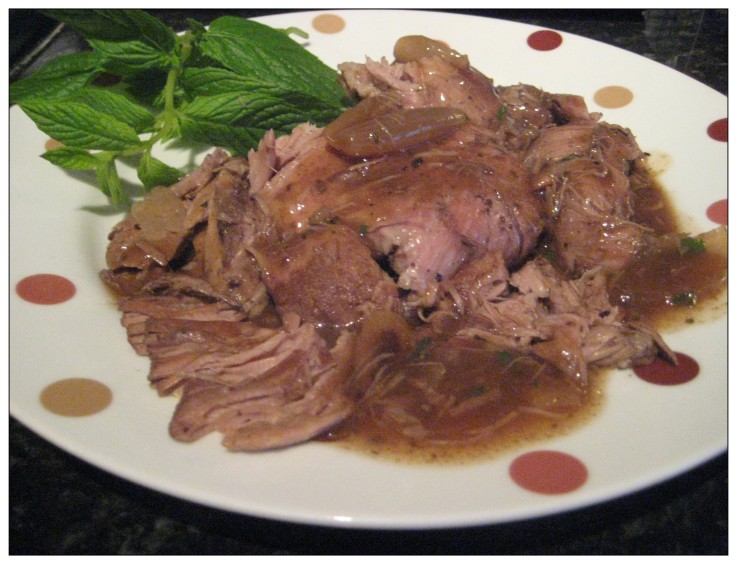 Slow Cooker Lamb Shoulder