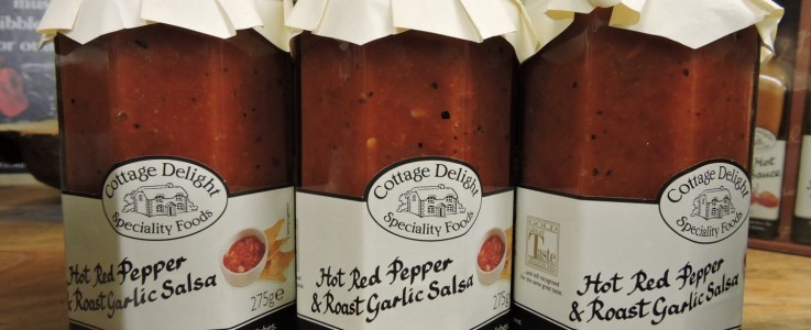Cottage Delight Red Hot Pepper & Roast Garlic Salsa